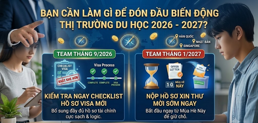 Biến động thị trường du học 2026 - 2027: 4 ''từ khóa'' vàng để không bị bỡ ngỡ